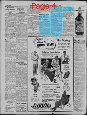 Page thumbnail for Henderson Daily Dispatch