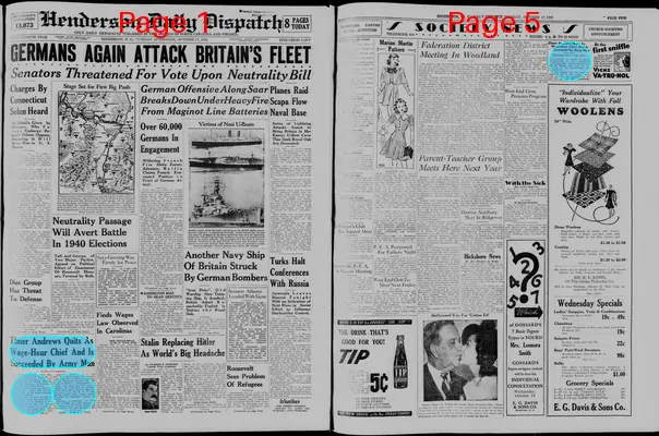 Page thumbnail for Henderson Daily Dispatch