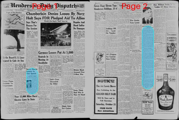 Page thumbnail for Henderson Daily Dispatch