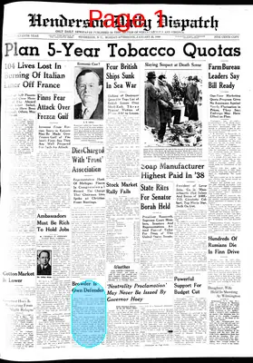 Page thumbnail for Henderson Daily Dispatch