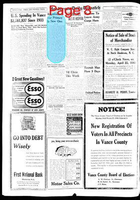 Page thumbnail for Henderson Daily Dispatch
