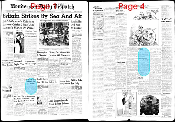Page thumbnail for Henderson Daily Dispatch
