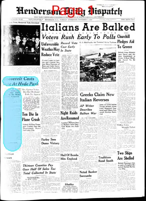 Page thumbnail for Henderson Daily Dispatch