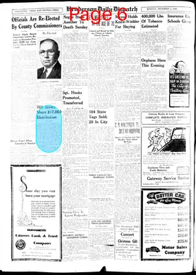 Page thumbnail for Henderson Daily Dispatch