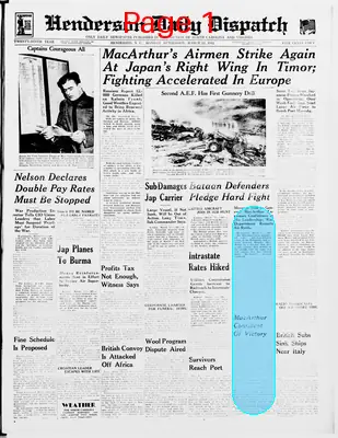 Page thumbnail for Henderson Daily Dispatch