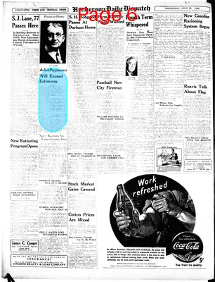 Page thumbnail for Henderson Daily Dispatch