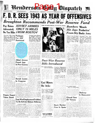 Page thumbnail for Henderson Daily Dispatch