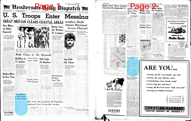 Page thumbnail for Henderson Daily Dispatch
