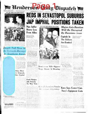 Page thumbnail for Henderson Daily Dispatch