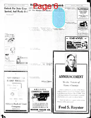 Page thumbnail for Henderson Daily Dispatch