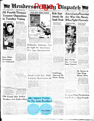 Page thumbnail for Henderson Daily Dispatch