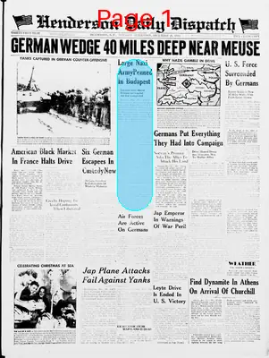 Page thumbnail for Henderson Daily Dispatch