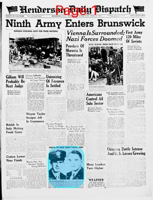 Page thumbnail for Henderson Daily Dispatch
