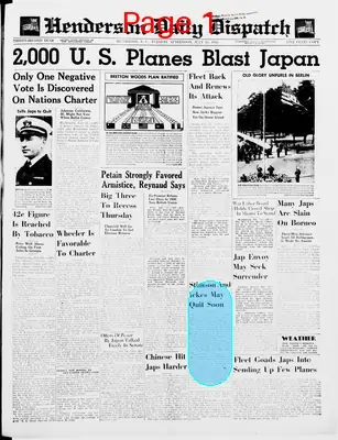 Page thumbnail for Henderson Daily Dispatch