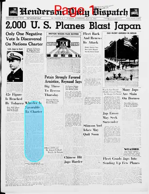 Page thumbnail for Henderson Daily Dispatch