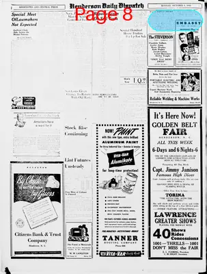 Page thumbnail for Henderson Daily Dispatch