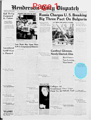 Page thumbnail for Henderson Daily Dispatch
