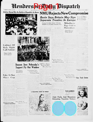 Page thumbnail for Henderson Daily Dispatch