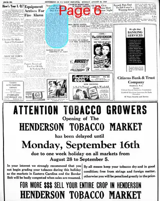 Page thumbnail for Henderson Daily Dispatch