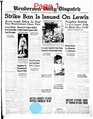 Page thumbnail for Henderson Daily Dispatch