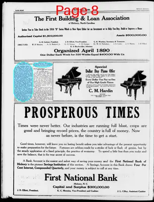Page thumbnail for Hickory Daily Record