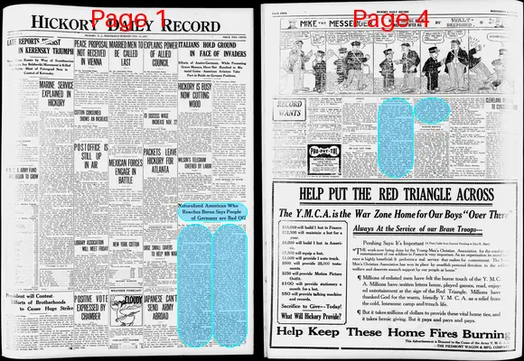 Page thumbnail for Hickory Daily Record