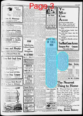 Page thumbnail for Hickory Daily Record