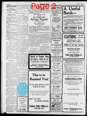 Page thumbnail for Hickory Daily Record