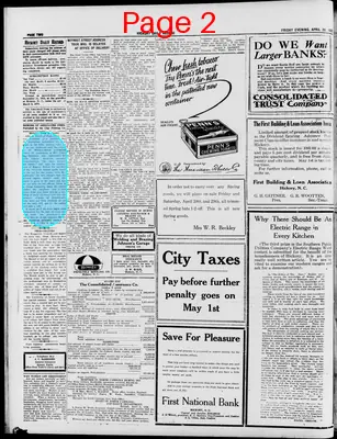 Page thumbnail for Hickory Daily Record