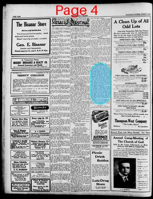 Page thumbnail for Hickory Daily Record