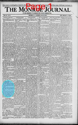 Page thumbnail for The Monroe Journal