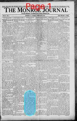 Page thumbnail for The Monroe Journal