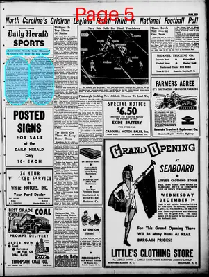 Page thumbnail for Roanoke Rapids Daily Herald