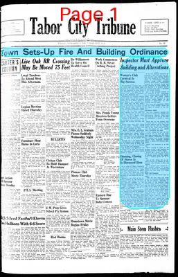 Page thumbnail for Tabor City Tribune