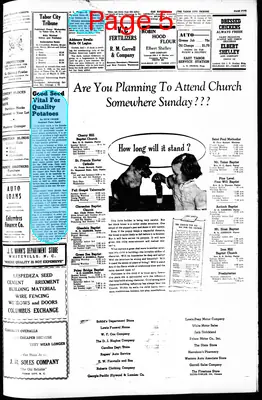 Page thumbnail for Tabor City Tribune