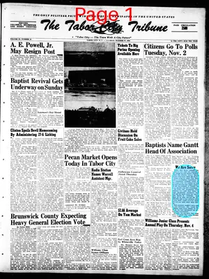 Page thumbnail for Tabor City Tribune