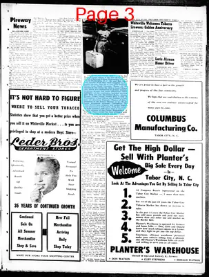 Page thumbnail for Tabor City Tribune