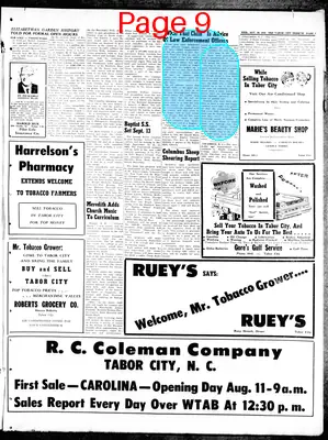 Page thumbnail for Tabor City Tribune