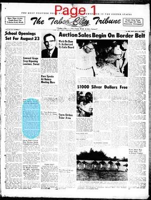 Page thumbnail for Tabor City Tribune