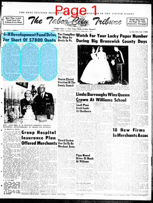 Page thumbnail for Tabor City Tribune
