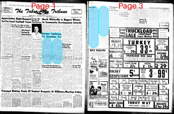 Page thumbnail for Tabor City Tribune