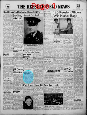 Page thumbnail for The Keesler Field News