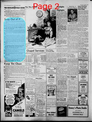 Page thumbnail for The Keesler Field News