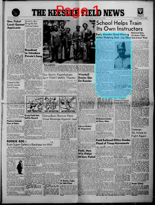 Page thumbnail for The Keesler Field News