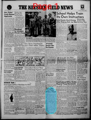 Page thumbnail for The Keesler Field News