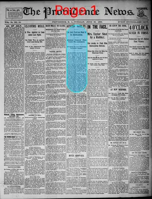 Page thumbnail for The Providence News