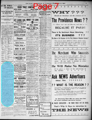 Page thumbnail for The Providence News