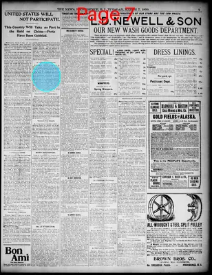 Page thumbnail for The Providence News