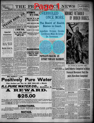 Page thumbnail for The Providence News