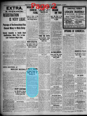 Page thumbnail for The Providence News
